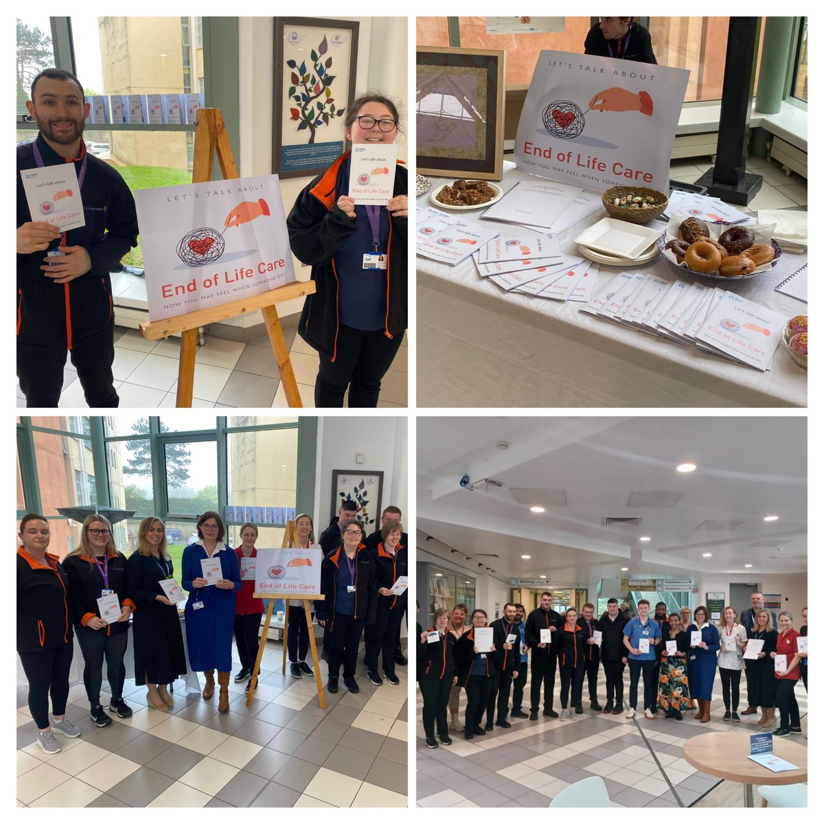 Amazing morning launching our Easy Read booklet on End of Life Care which is co-developed with Project Search. Our booklet uses simple language +pictures to support a person with an intellectual disability to have a conversation about end-of-life care. #inclusion #teamwork