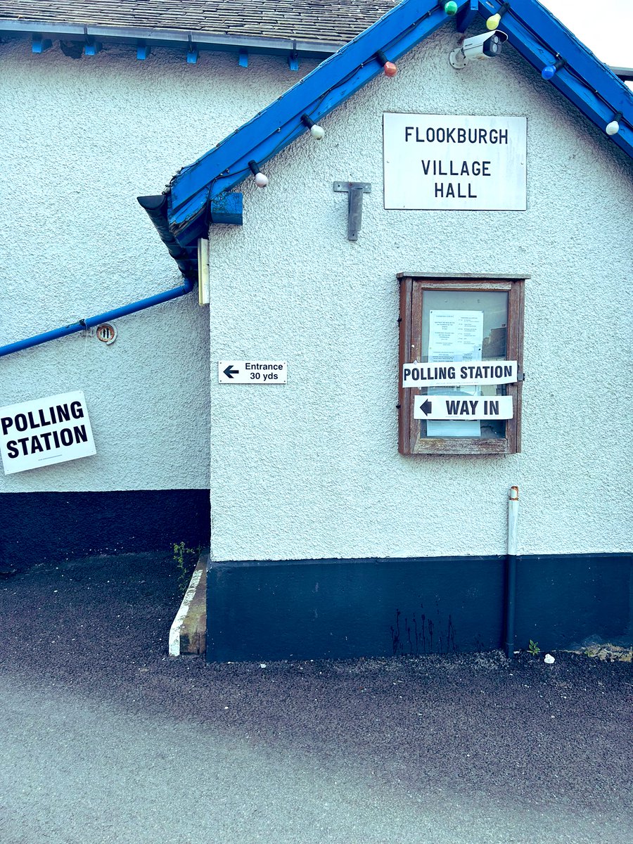 66mins to go! ⏰ Just back into the office! 📤 Thanking our members who have been out today! 👍 Still time to go and vote! 🗳️ Photos from my polling station visits today, saying thank you to those that have been there since before 0700hrs! 🗳️🙌 🔵🔵🔵…