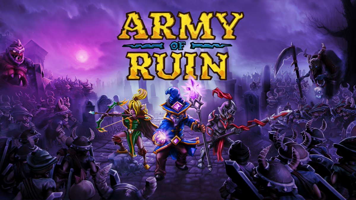 🚨 If you really enjoy Vampire Survivors BUY Army of Ruin 🚨 

It’s fucking spectacular, it’s the closest I can get to a new Vampire Survivors game. BUY BUY BUY it’s only $8