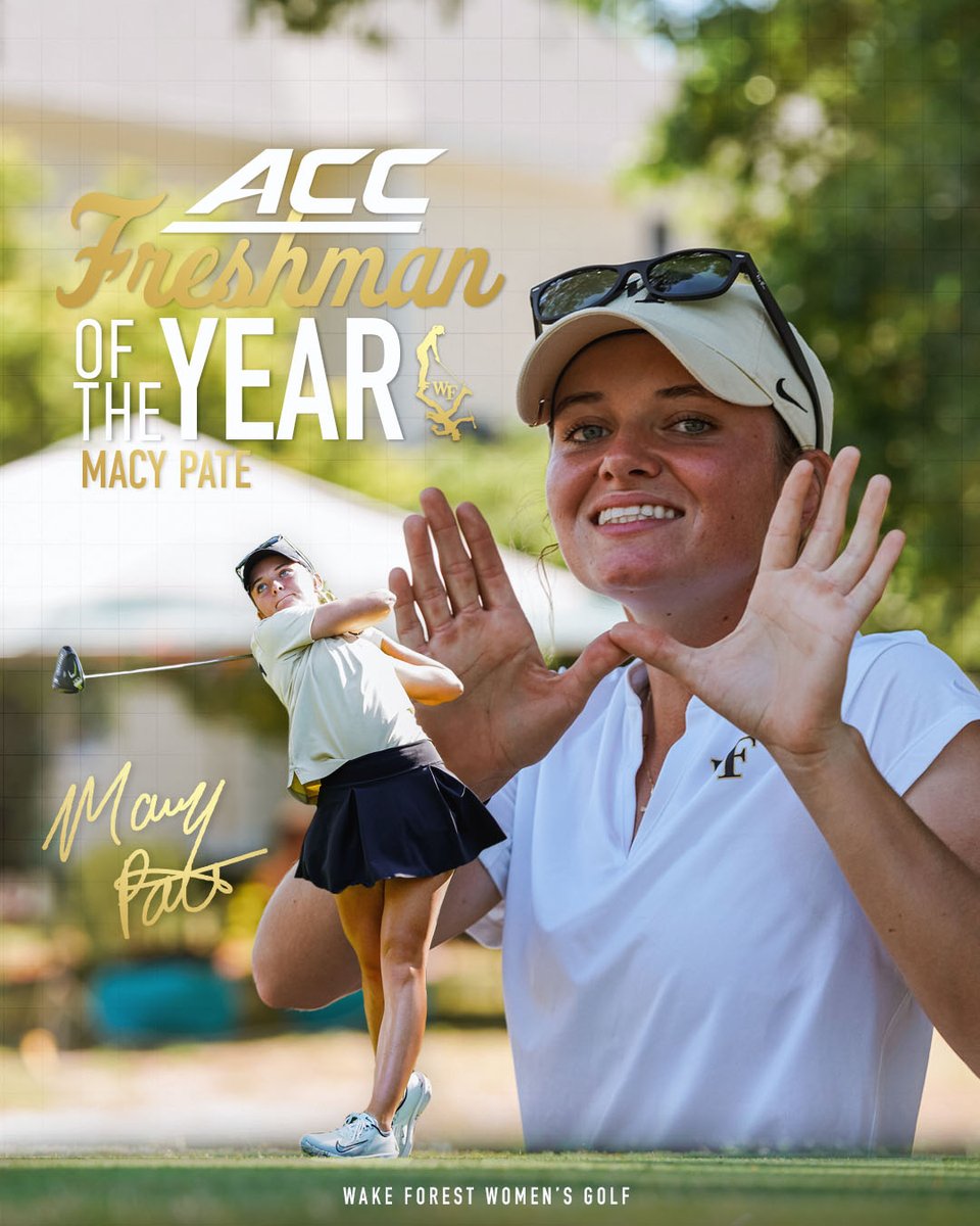 Never surprised but always proud ☺️🤩🤩 #GoDeacs 🎩⛳️🏆