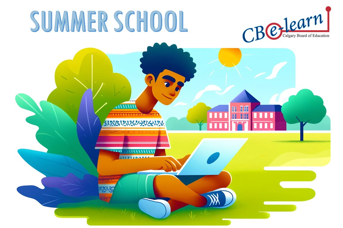 cbelearn's tweet image. 🌞📘 Enroll in CBe-learn Summer School! Open to CBE students in Grades 9-12. Classes from July 2-25. Intensive online courses! Register through your school counselor. Deadline: July 11. More info? 📞 403-777-7971 or visit ➡️ cbe-learn.cbe.ab.ca/summer