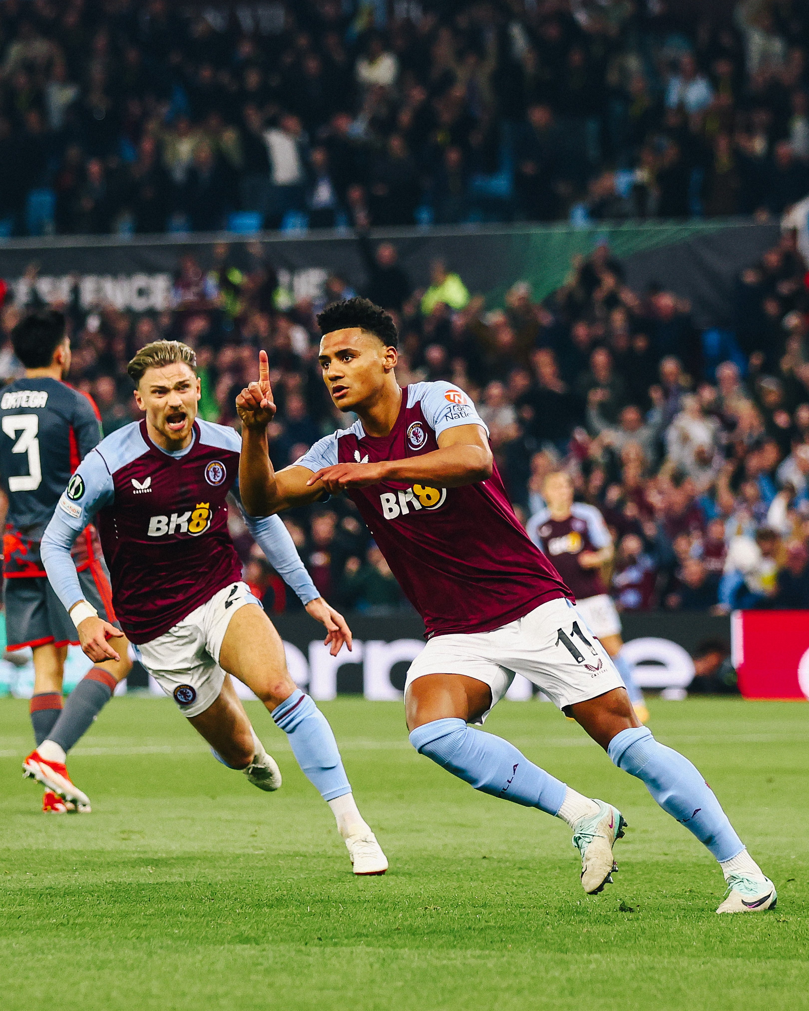 Ollie Watkins celebrates his goal!