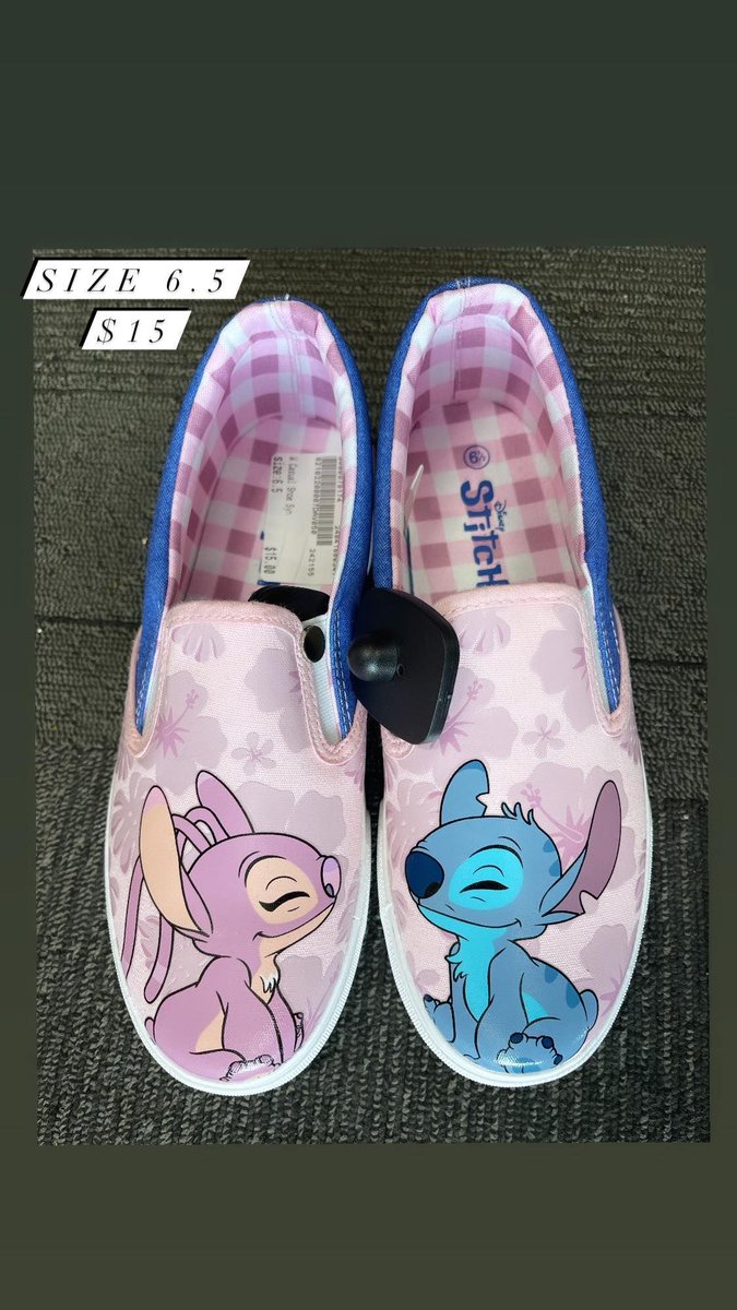 Where are the Stitch fans⁉️

$15--ruuuuuuun 🏃🏻‍♀️

#stitchlover #stitchshoes💙 #platosclosetfayettevillenc #teenstyle #retailresale #summershoes #trendingnow #platosclosetfinds #platosclosetstyle