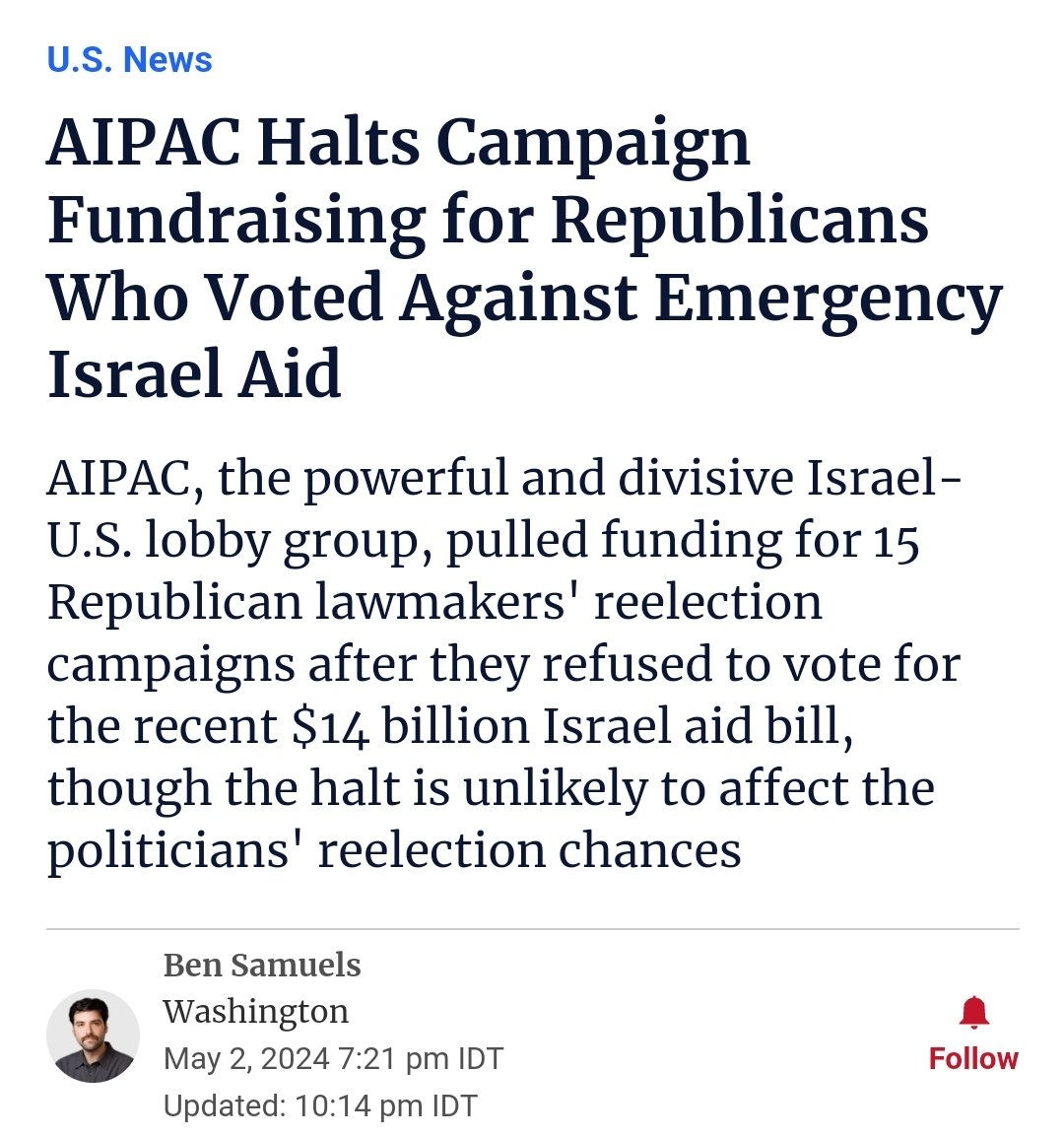 AIPAC needs to be destroyed.