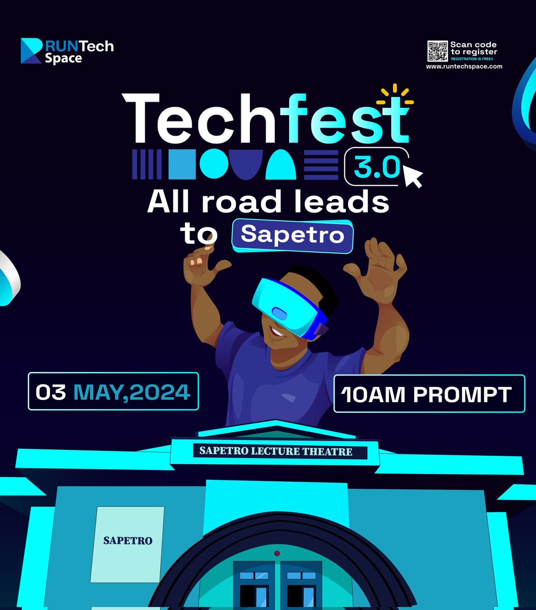 Day 2 was great 🤩
Day 3 promises to be bigger and better!!🔥

Get ready for the grand finale of TechFest 3.0, where our esteemed speakers will take us on a journey into uncharted territories of innovation. 

Join us for insightful panel sessions and endless fun tomorrow!🚀
#tech