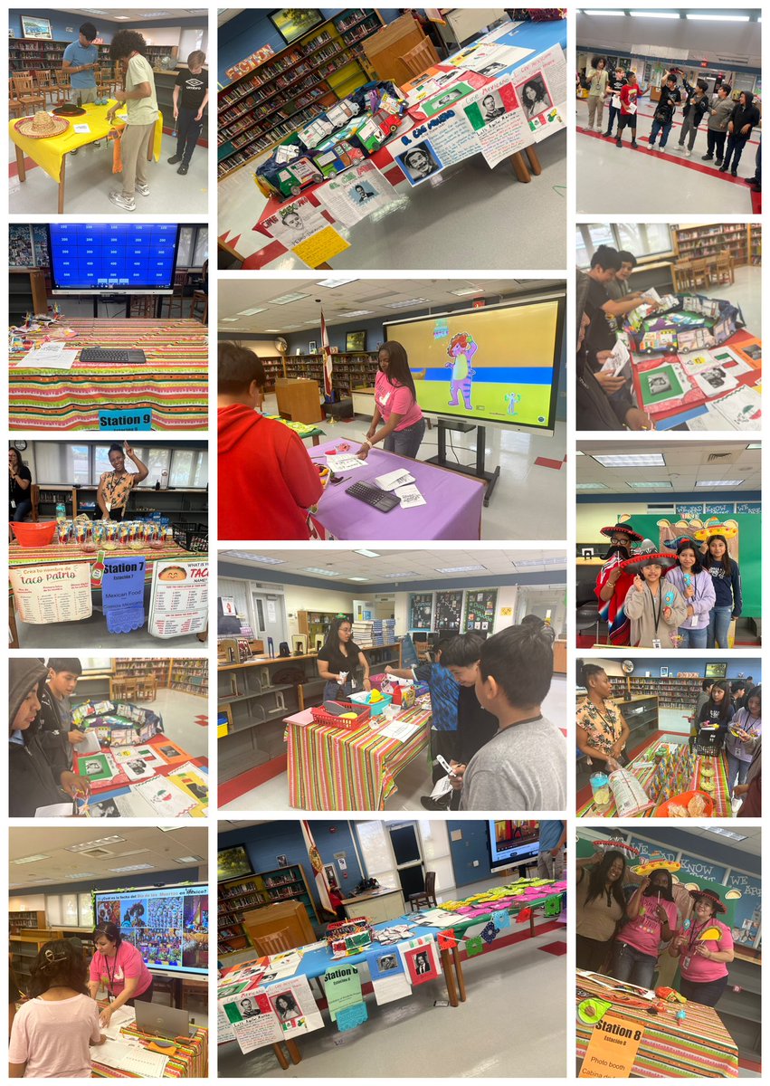 🎉 Students and staff come together to celebrate Cinco de Mayo with delicious food and interactive games. A day filled with cultural appreciation and community spirit! #CincoDeMayo #CelebrateCulture @CaelethiaTaylor @AP_Makowski @LaquandraGolf @ExpatEducatorTJ