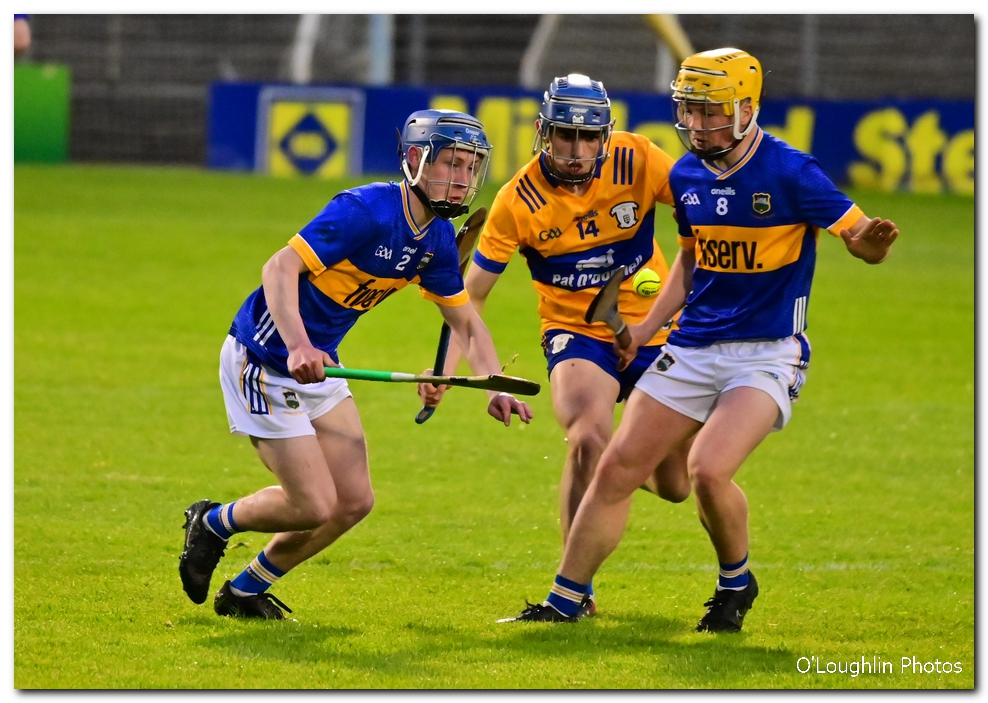 Minor Hurling championship action tonight  in Semple Stadium with @GaaClare taking the honours over @TipperaryGAA