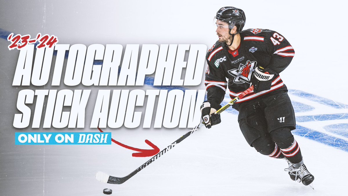 🚨 𝐍𝐄𝐖 𝐀𝐔𝐂𝐓𝐈𝐎𝐍 𝐋𝐈𝐕𝐄! 🚨 Our game-used autographed stick auction is now live! Bid on your favorite player or grab a team-signed stick! ➡️ bit.ly/HavocDASH