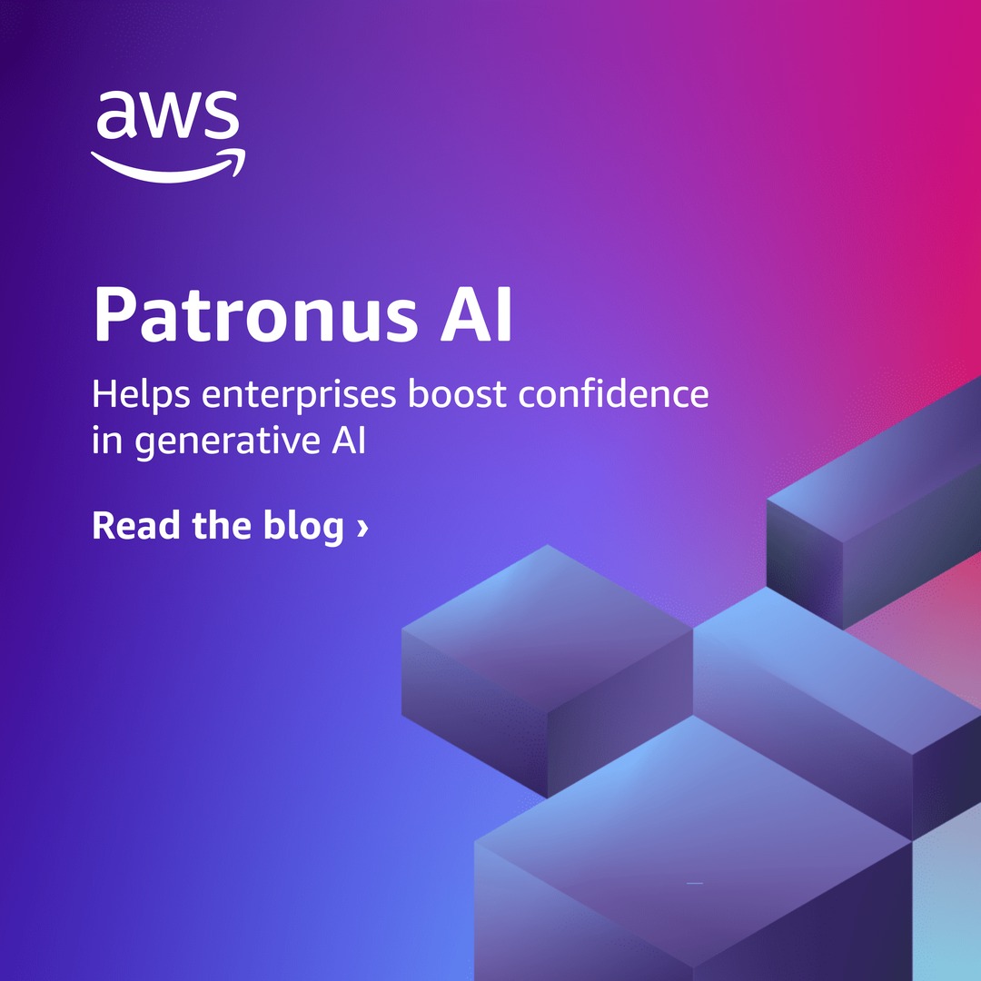 Unlock the secrets to trustworthy AI with @PatronusAI! 🛡️
Co-Founders @anandnk24 and @rebeccatqian of this #AI-driven platform empowers users to navigate large language models (LLMs) confidently, minimizing errors.

👉 go.aws/3QtOuND #TrustworthyAI #Security