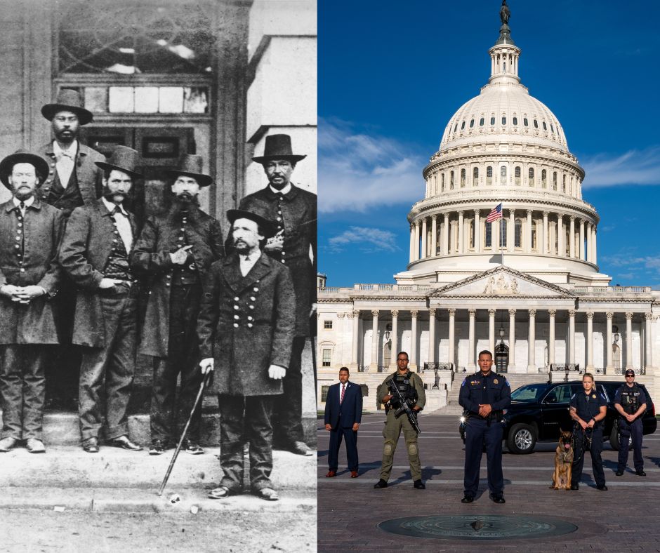 A lot has changed since the 1800s! Happy Birthday USCP! 🎂🎈