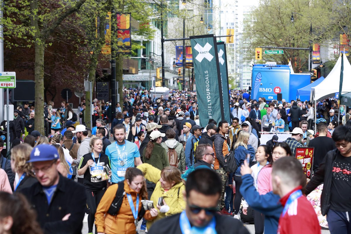 Are you attending the @BMOVanMarathon this weekend? Join us at the BMO Watch Zone, located between W Hastings St between Bute & Burrard St, to watch and cheer on runners as they cross the finish line! Learn more: spr.ly/6010jO7bI #BMOVM