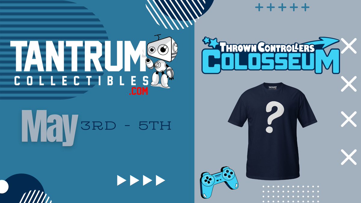 🎮Excited to be the official merch provider for Thrown Controllers #TCColo event supporting @DirectRelief this weekend (May 3-6). Tune in, and grab an exclusive shirt (design revealed tomorrow!), and more! Portion of each item will be donated to Direct Relief. See you there!