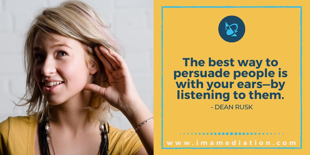 It can be difficult to listen when we disagree. Get your copy of our checklist to find out how to do it better: bit.ly/3UnLAv0 #conflict #communication #peace #encouragement #listen #listening #listenup #betterlistening #listenclosely #listeningskills
