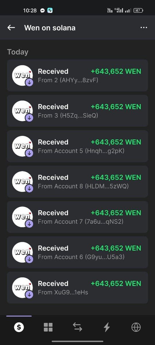 Submit your $SOL Address 

First 1000 Wallets will get  $WEN Airdrop 👀

You have 699 Minutes ( 🔔 ON*)

💟 + 🔁 + Follow @sunnycoinsolana 

$XTER #Airdrop #memecoin #solana