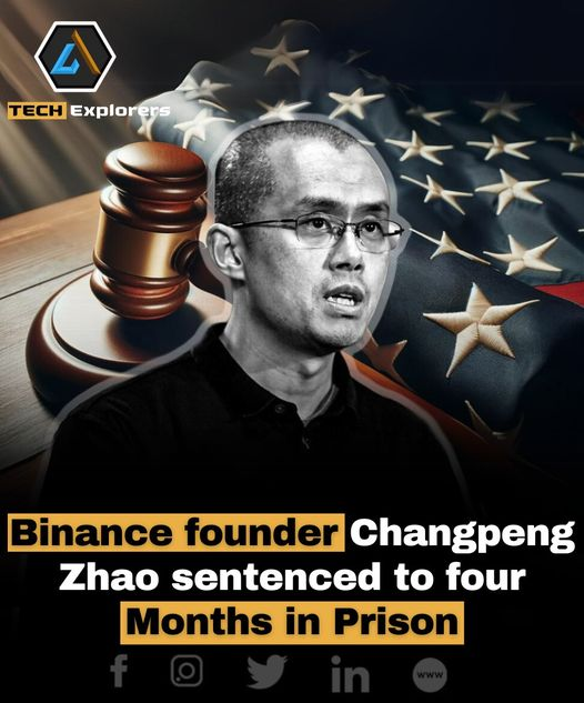 Binance founder Changpeng Zhao was sentenced to four months in prison for failing to establish adequate anti-money laundering protections. Zhao, once the head of the largest crypto exchange in the world, pleaded guilty in November 2023.
 #binance #ChangpengZhao #MoneyLaundering