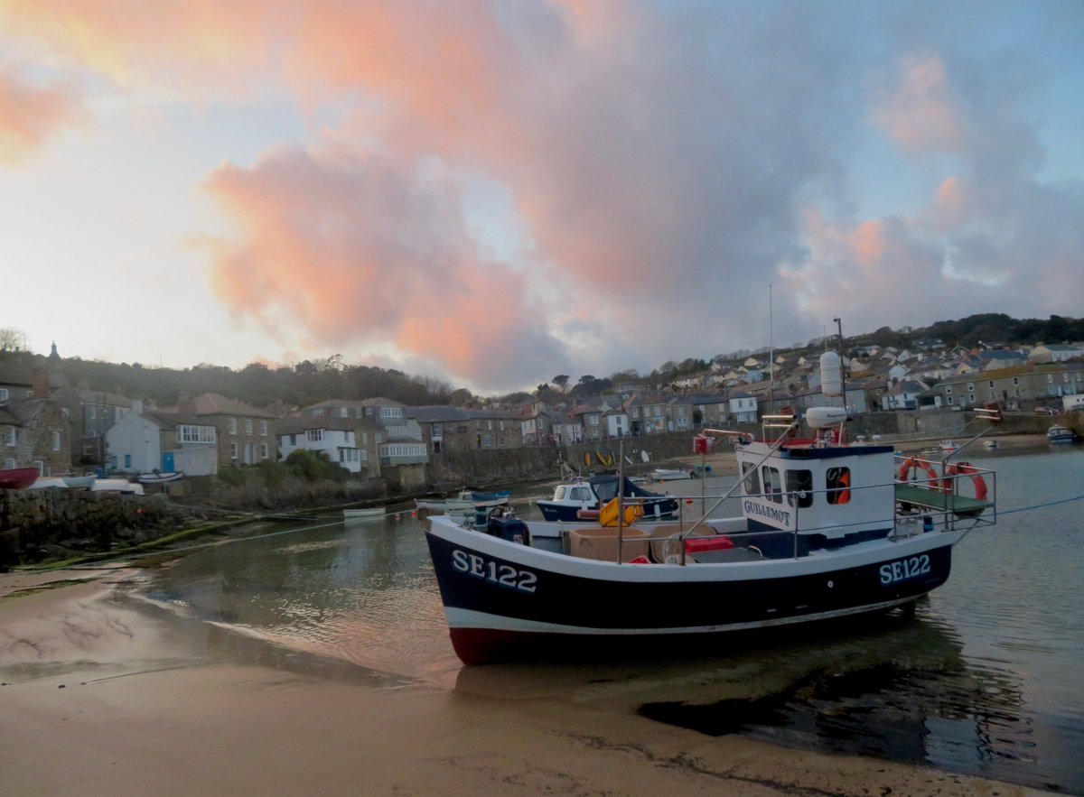 Nice 🌅 recently #sunset #mousehole #cornwall