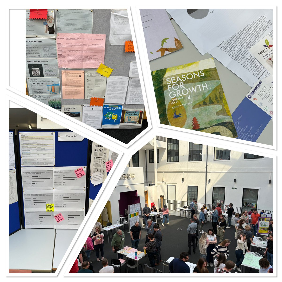 Truly inspiring day with staff sharing their practitioner enquiry journey during a showcase afternoon. Great to hear how research informed practice. Also learned more about adaptive teaching and planned peer learning visits focusing on retrieval and plenaries #collaboration