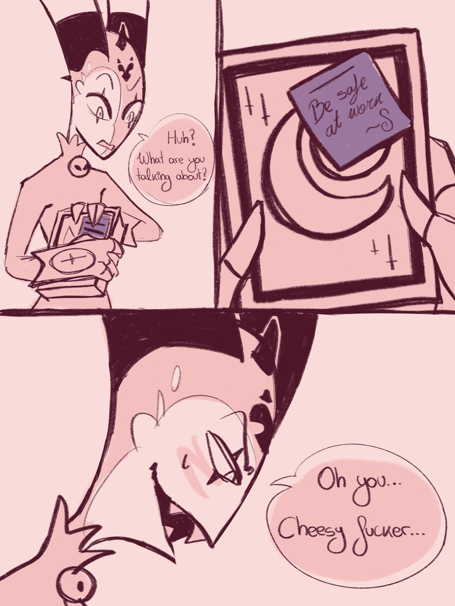 BerriedTreasur3's tweet photo. “Love Letters” (1/2)

This was supposed to be for Stolitz week, but I couldn’t make it in time >< 

Posting it now bc everyone is angsty x3

#HelluvaBoss #HelluvaBossFanart #Stolitz https://t.co/HVGK0eZNZ0