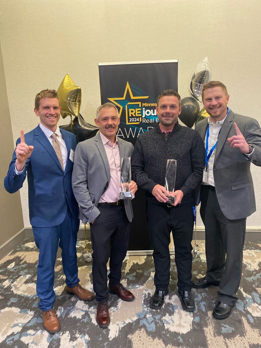 RT Residential had a big night at the 2024 Minnesota @REjournals Awards last week 🎉 Congrats to the RTR team and their ownership partners, trade partners and vendors on being recognized 👏 Well deserved!