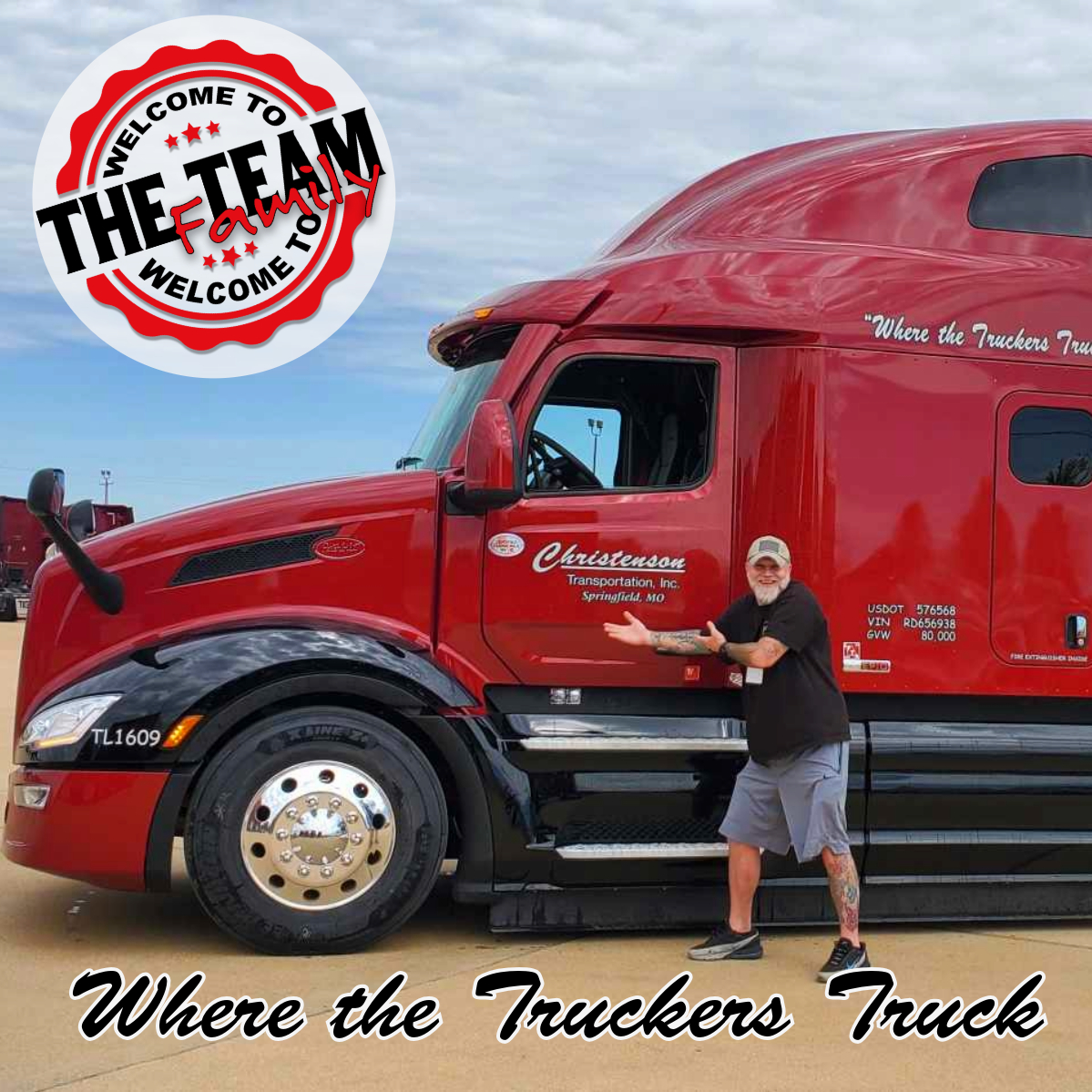 👍 Please help me WELCOME, William H, to Christenson Transportation. Do you want a place/family that focuses on you? 💖christensontrans.com/careers/
⁣#hiringdrivers #truckingjobs #truckerjobs #Strafford #Dallas #Richmond #Louisville #Nashville #Atlanta #Savannah #Pennsylvania