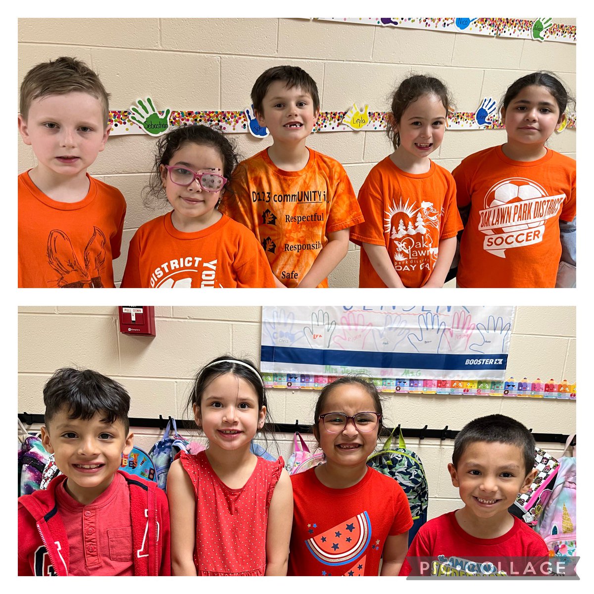 D123Sward's tweet image. C- Colorful Day at Sward 🧡🔵🟥🟢🟨🩶#swd #d123 #colorfun #gradelevels #summercountdown