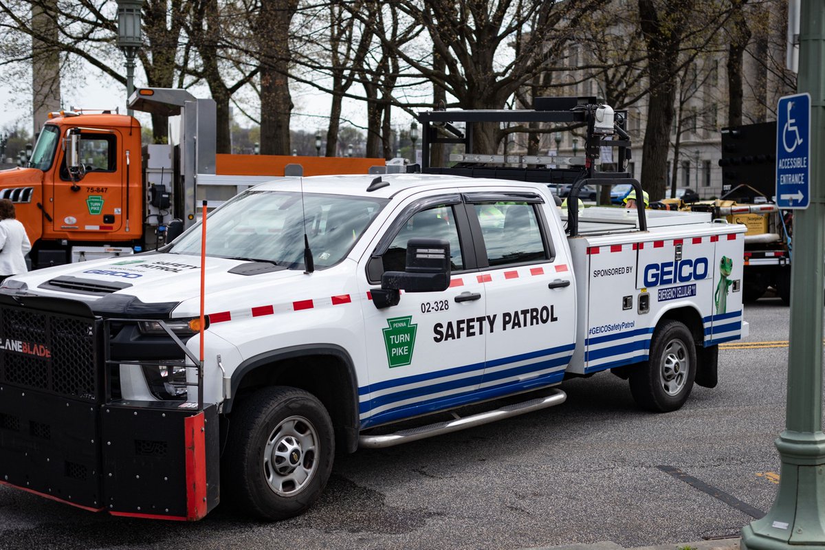 The PA Turnpike Safety Patrol, sponsored by @GEICO , plays a crucial role in keeping our highways safe for everyone, including motorcyclists. Safety Service Patrols help during Motorcycle Safety Awareness Month, as well as year-round. #RideSafe #SharetheRoad #GEICOSafetyPatrol