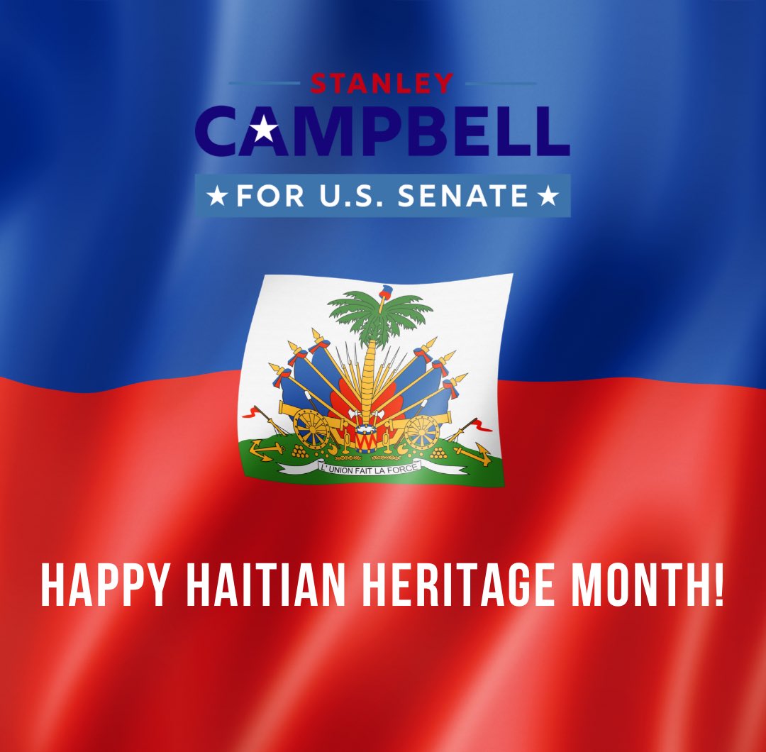 May marks Haitian Heritage month. Let’s honor the rich culture, history, and contributions of the Haitian community. 

#Haiti #Florida #StanleyforFlorida #Campbell2024 #Gainesville #Tallahassee #Tampa #Orlando #Miami #SouthFlorida #FloridaCulture #FL #FloridaLife #Panhandle