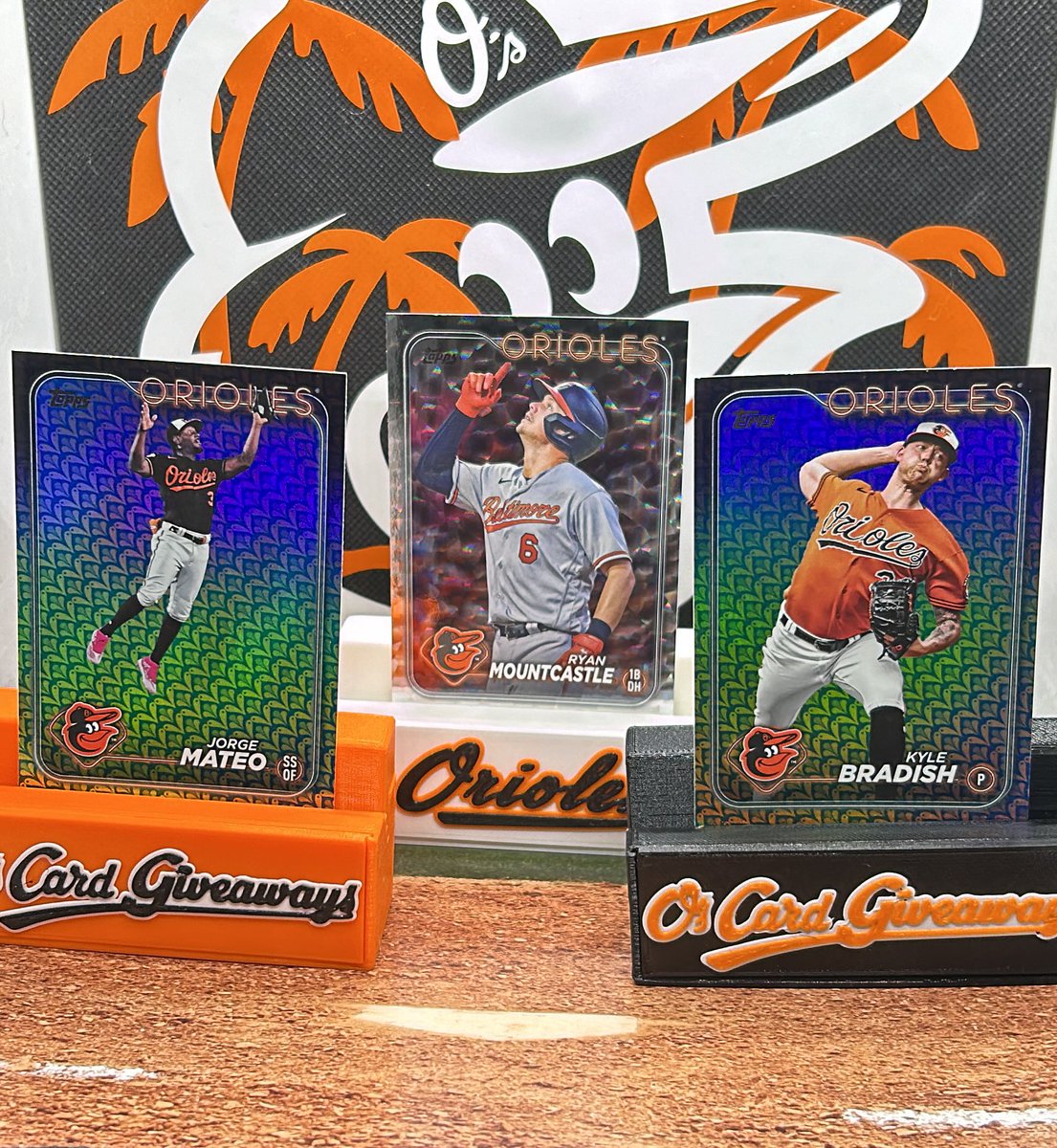 We’re doing 3 again today! ORIOLES WIN!!! Like retweet and follow!! I’ll select 3 winners 1st gets Mounty 2nd gets Bradish and 3rd gets Mateo!! Winners drawn during the game tomorrow! #Birdland