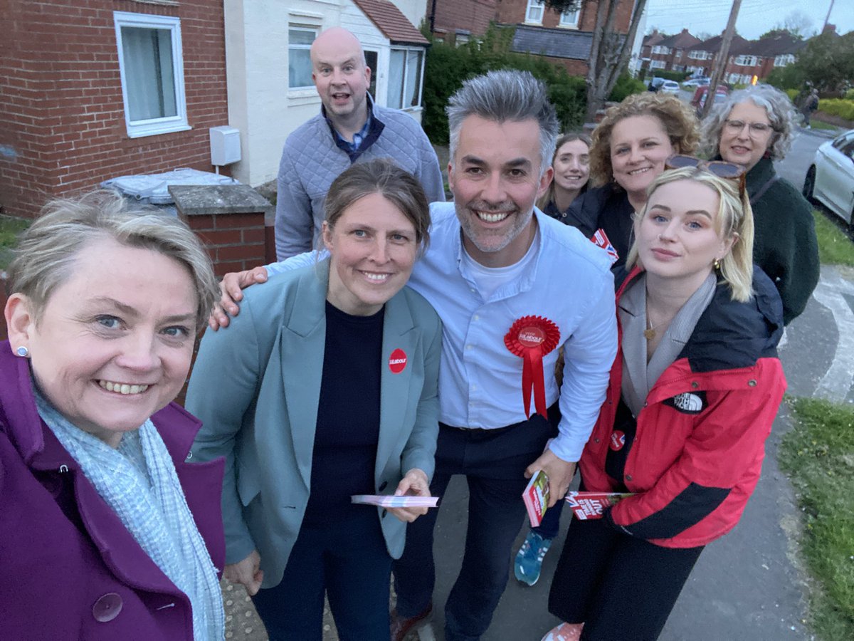 Yvette Cooper (@yvettecoopermp) on Twitter photo An hour left to vote! We’re out w <a href="/DSkaith/">David Skaith</a> in NYorks. Wherever you are in 🏴 & 🏴 vote for @ukLabour Police & Crime Commissioners & Mayors to get police back on beat
<a href="/ClareMoody4PCC/">Clare Moody</a>
<a href="/danpricelab/">Dan Price</a>
<a href="/MattForPCC/">Cleveland PCC Matt Storey</a>
<a href="/NicolleNdiweni/">Nicolle Ndiweni-Roberts</a>
<a href="/Rory_Palmer/">Rory Palmer</a>
<a href="/Dalwahabi/">Danielle Stone</a>
<a href="/gary_godden/">Gary Godden</a>
<a href="/paulforPCC/">Paul Richards</a> An hour left to vote! We’re out w <a href="/DSkaith/">David Skaith</a> in NYorks. Wherever you are in 🏴 & 🏴 vote for @ukLabour Police & Crime Commissioners & Mayors to get police back on beat
<a href="/ClareMoody4PCC/">Clare Moody</a>
<a href="/danpricelab/">Dan Price</a>
<a href="/MattForPCC/">Cleveland PCC Matt Storey</a>
<a href="/NicolleNdiweni/">Nicolle Ndiweni-Roberts</a>
<a href="/Rory_Palmer/">Rory Palmer</a>
<a href="/Dalwahabi/">Danielle Stone</a>
<a href="/gary_godden/">Gary Godden</a>
<a href="/paulforPCC/">Paul Richards</a>