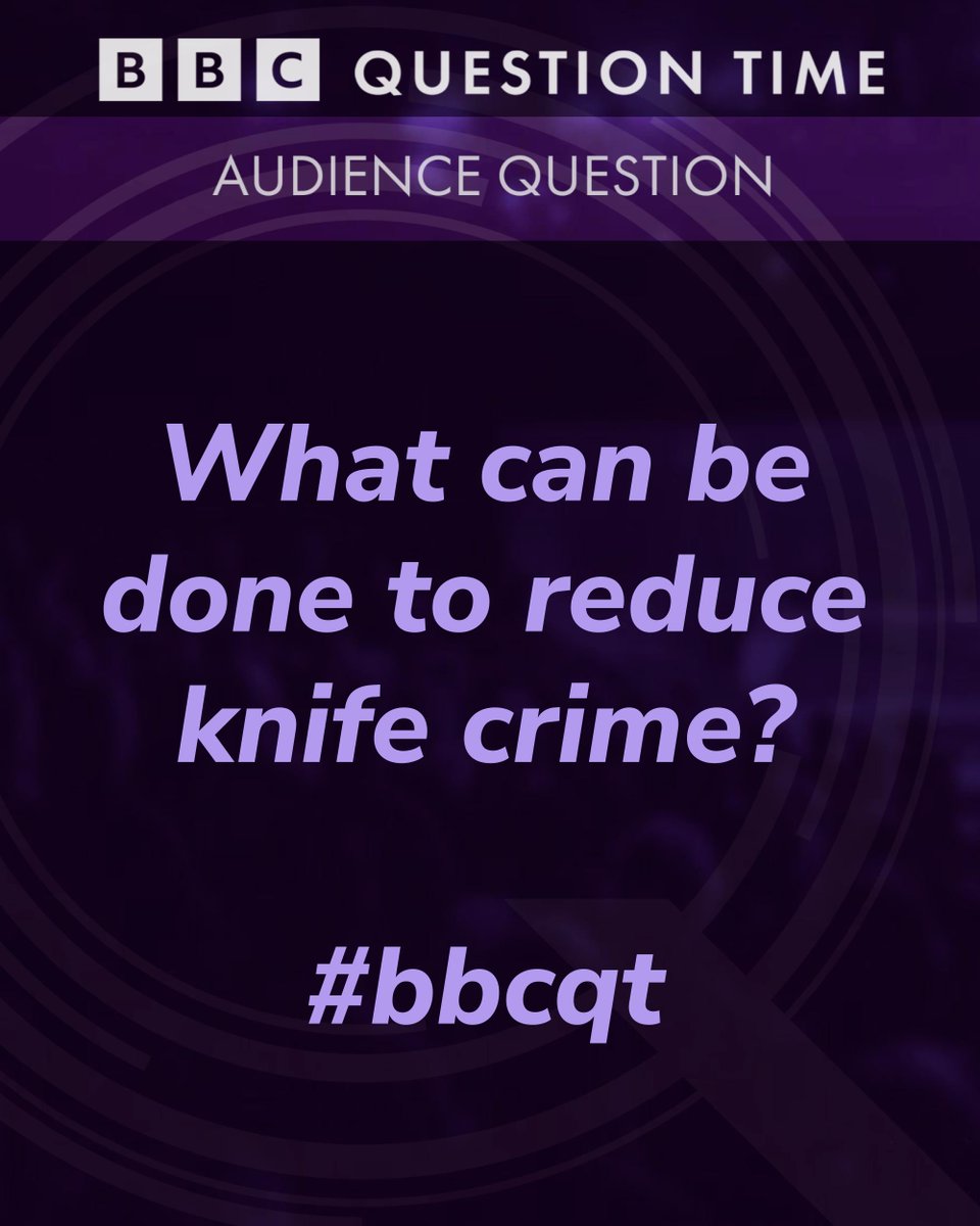 Our third question tonight #bbcqt