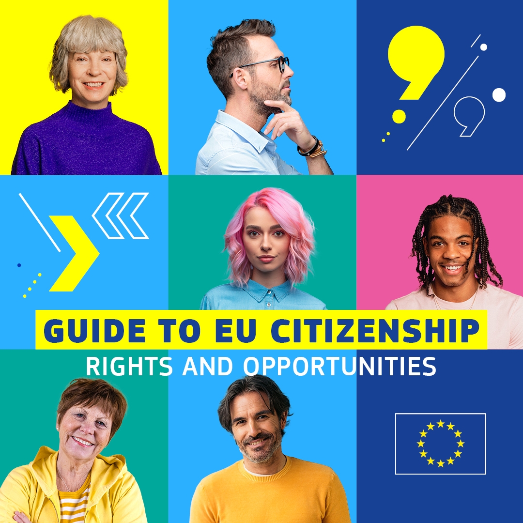 EU citizenship is a unique concept. 
If you are a national of one of the 27 EU Member States, then you are also automatically an EU citizen.
Learn about your rights and benefits in this brochure: europa.eu/!dkqTJT

#EuropeDay #ThisIsTheEU #StrongerTogether