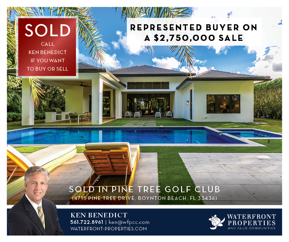 #SoldByWaterfront
Congratulations to Ken Benedict on another #happybuyer!

📲 Contact Ken Benedict at 561-722-8961 for all your #luxuryrealestate needs!

#pinetreegolfclub #boyntonbeachflorida #palmbeachcountyrealestate #southfloridarealestate #floridarealestate #workwiththebest