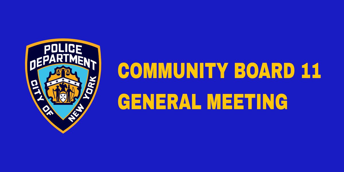 UPCOMING MEETING: Thursday, May 9, 2024, at 7:00 PM – Community Board 11 monthly meeting, which will be held at FIAO's IL Centro, 8711 18 Avenue (on the corner of Benson Avenue). This is a public meeting, and everyone is welcome to attend.