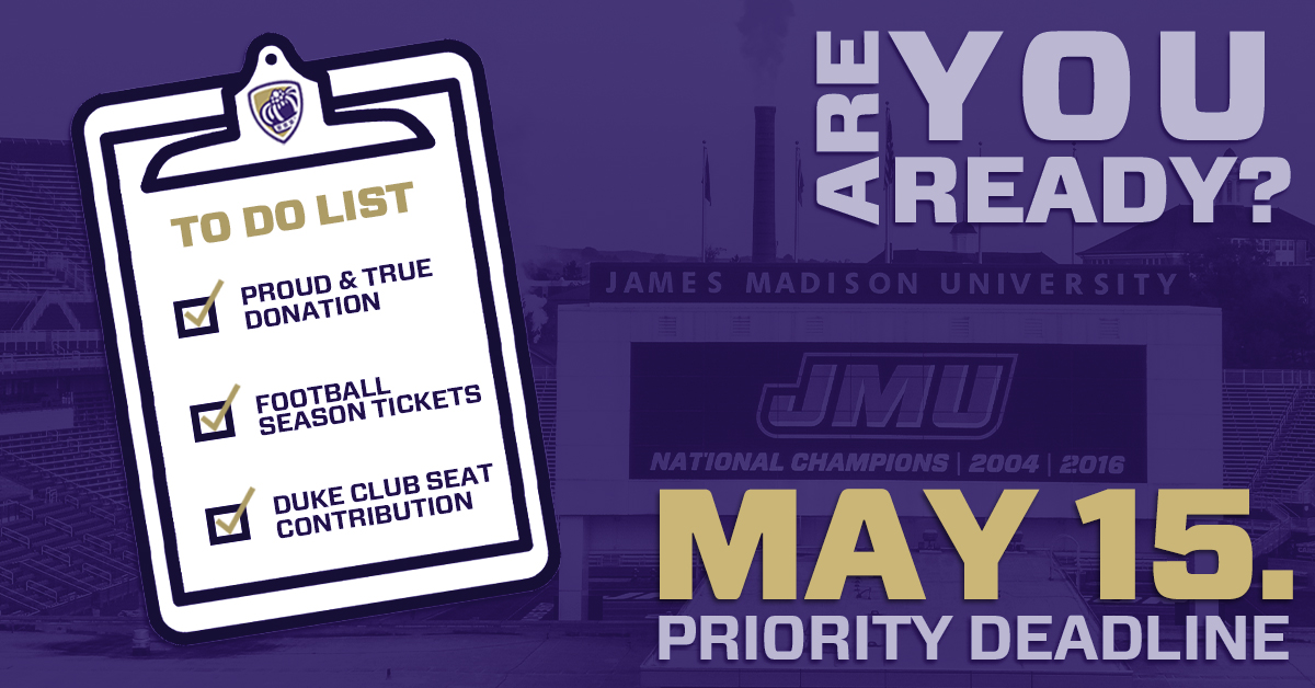 𝐋𝐄𝐒𝐒 𝐓𝐇𝐀𝐍 𝐓𝐖𝐎 𝐖𝐄𝐄𝐊𝐒! Be sure to complete the following by May 15th 👇 #GoDukes