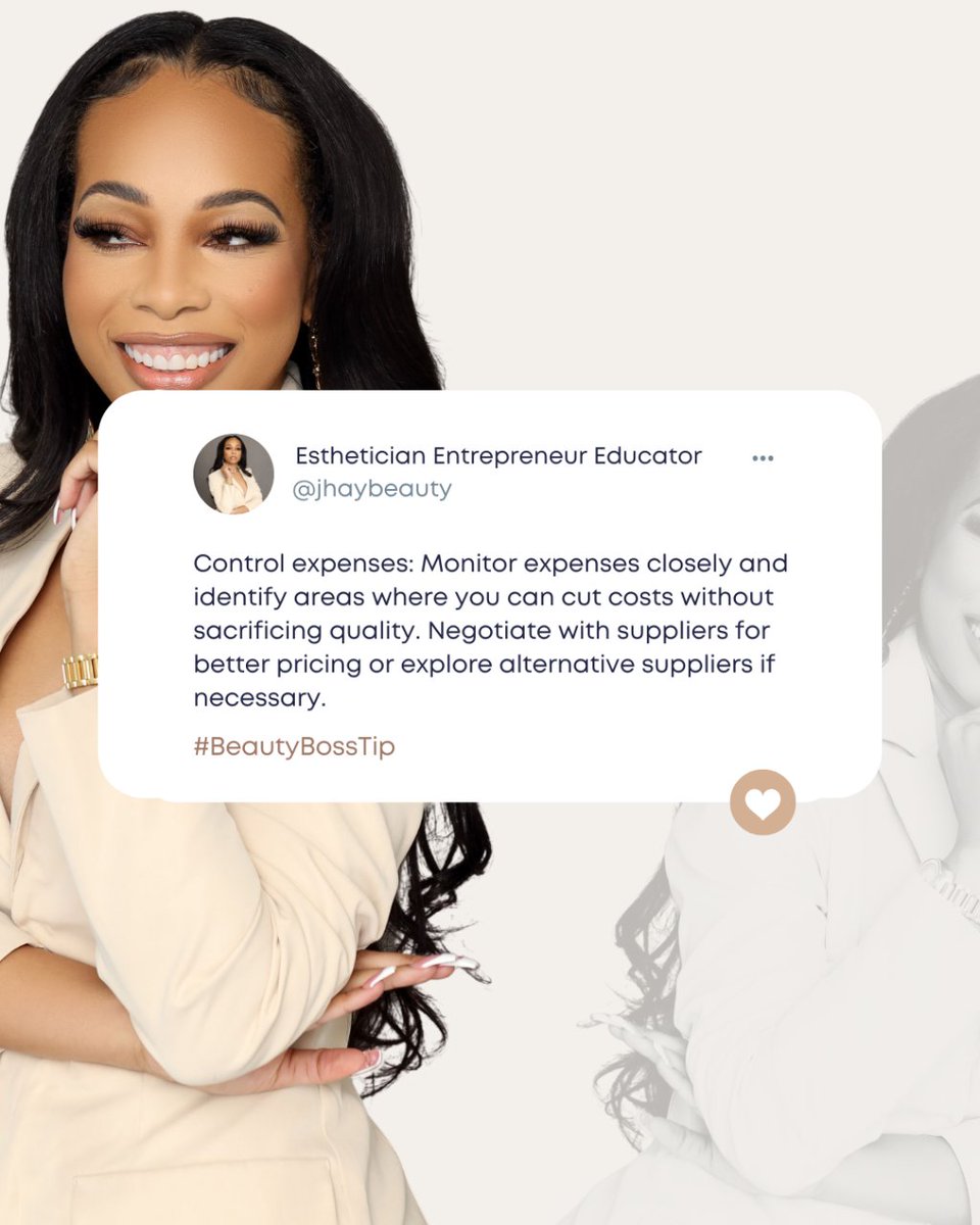 Get this week's tips for beauty entrepreneurs. Ready for an inside look at your business? Schedule a mentorship call now! 💄✨💼🚀
#Mentorship #BusinessGrowth #BeautyBossTips #IndustryInsights #Entrepreneurship #AtlBusineseWomen #EsteticCircle