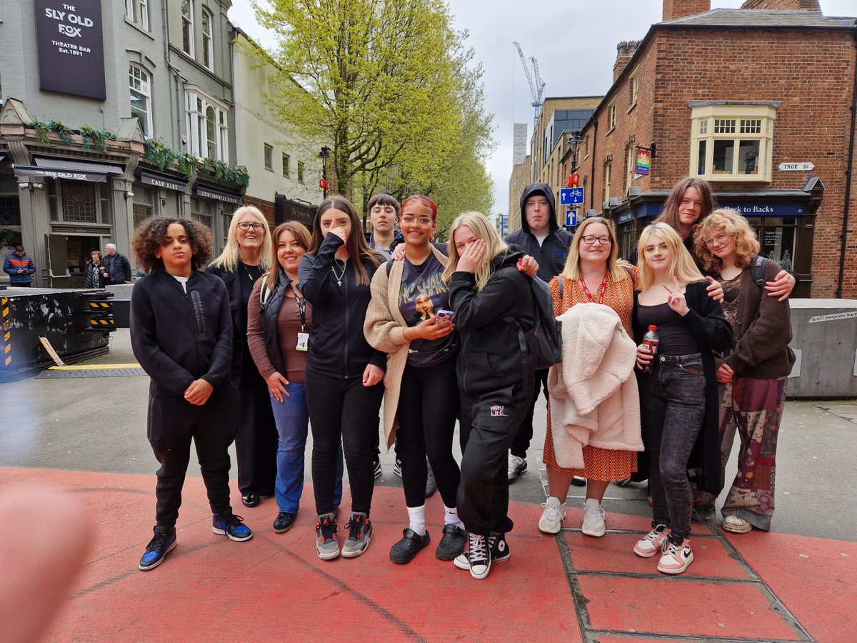 Well done to our group of English students who represented the @EdgeNorthfield so fantastically well whilst enjoying Blood Brothers today @brumhippodrome 
#changebeginshere #culturalcapital