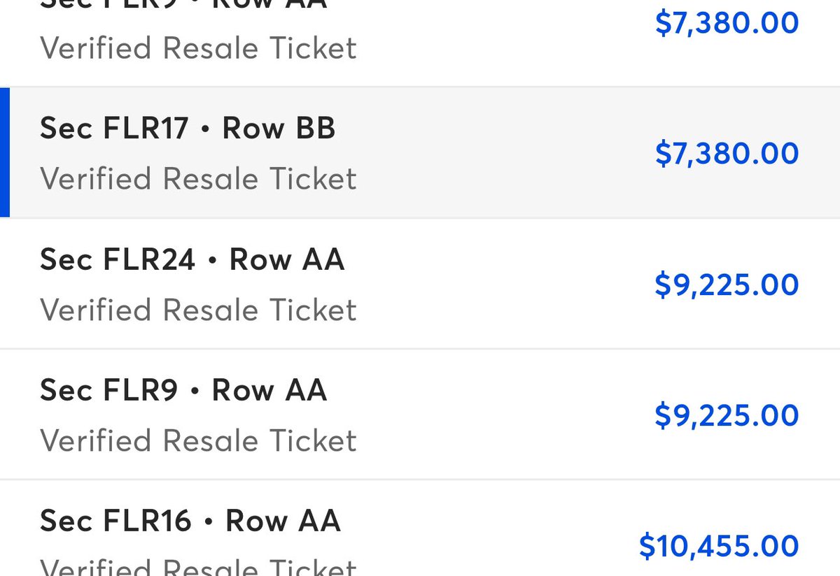 Highest priced floor seat for Indiana Fever at New York Liberty is reselling for $10,455 on Ticketmaster.
