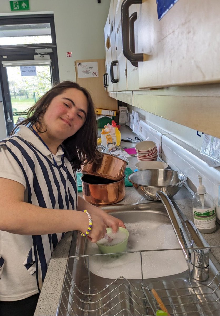 Tasting and washing up after making French onion soup in HFT as part of our #Paris24 topic