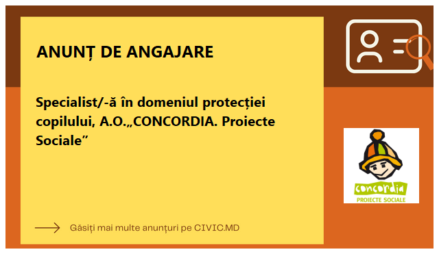 📣 Concordia Moldova is seeking a Child Protection Specialist for their social project initiatives. Be a part of the team making strides in child welfare. #ChildProtection #ConcordiaMoldova #SocialProjects

Link: civic.md/anunturi/angaj…

#angajari #jobs #vacancy #Concordia

💖 …