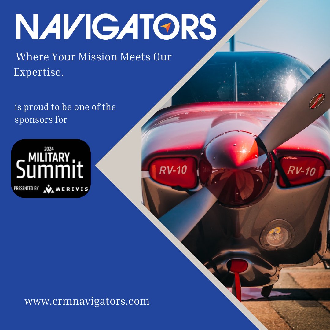 Don't miss out! Follow our journey & be part of the change that drives us to do better, together. Ready to transform your operations? Come see us at the #MilitarySummit24 expo next week and let's get started!

Thanks for being a part of our @crmnavigators #TwitterTakeover