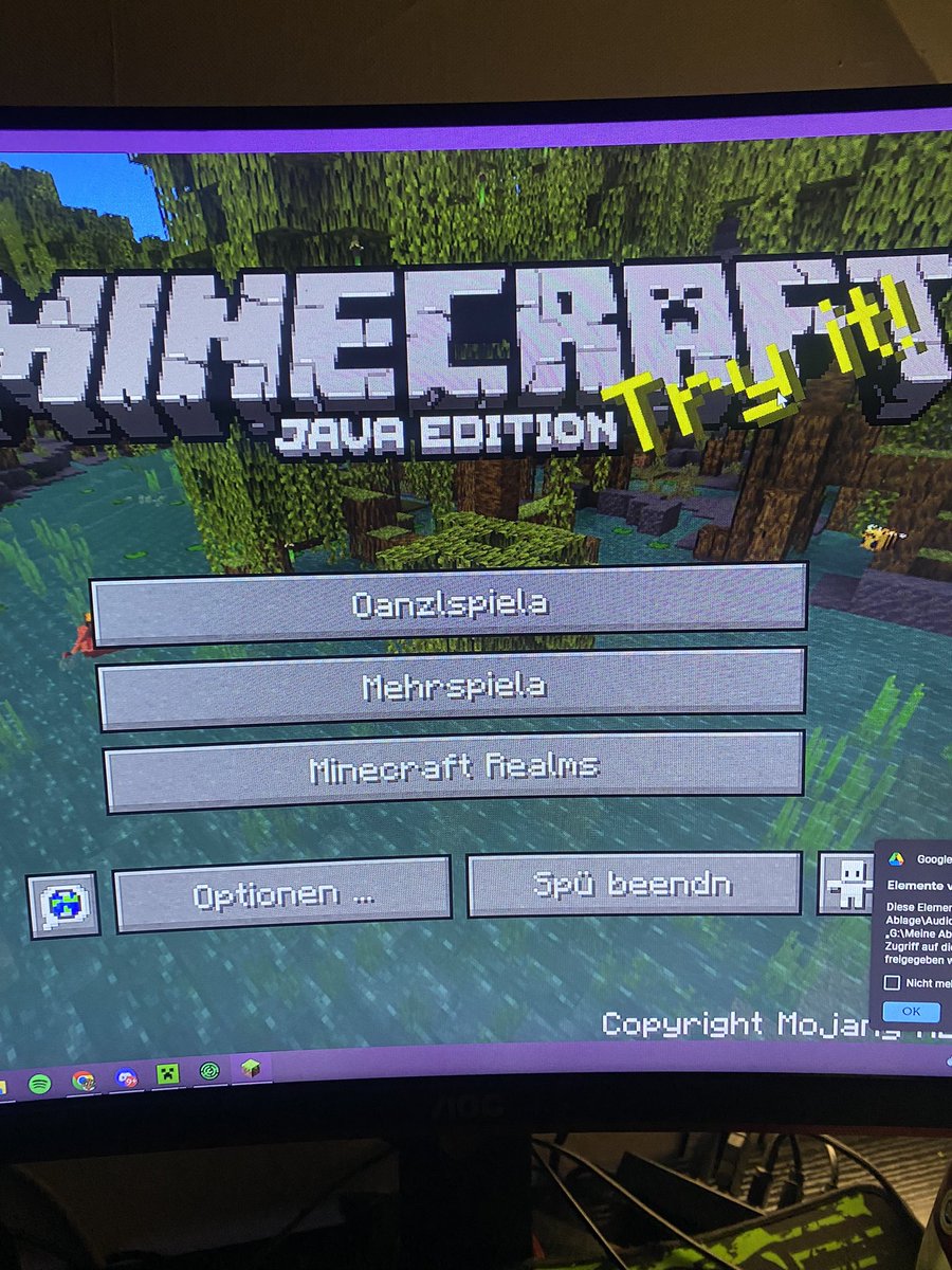 Minecraft auf piratensprache oder auf österreichisch zocken ich weis nicht was witziger ist