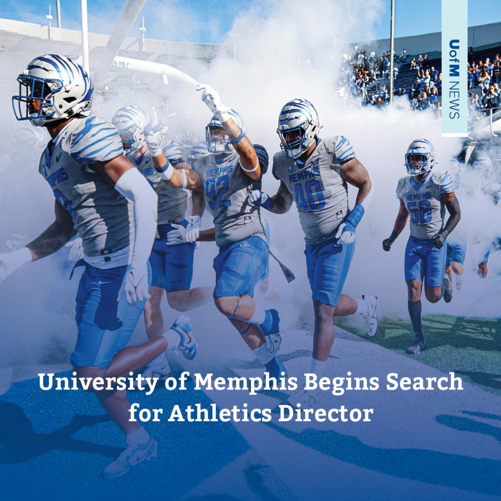 As the UofM continues its ascent in Athletics following months of extraordinary achievements, the search for a new Senior Vice President and Director of Intercollegiate Athletics is officially underway. Full Article: lnk.bio/uofmemphis #GoTigersGo | @TigersAthletics