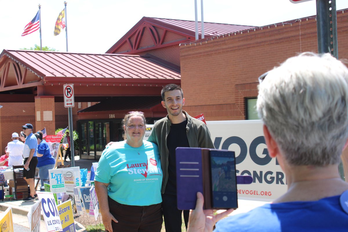 Stopped by the Gaithersburg early vote site this morning. Go vote early, folks!