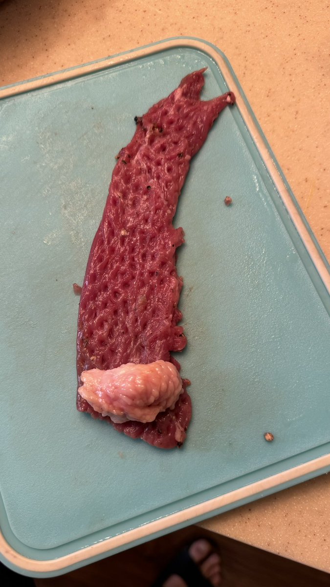 FarhadiHadi's tweet image. کباب چنجه فیله گوسفندی دنبه‌پیچ کاملا آبدار. فقط جای دوستان عاشق گوشت بسیار خالی چون طعم و بوی گوشت رو دوست نداشته باشی از نزدیک این کباب نمی‌تونی رد شی. 
مرینیت: «فقط» پیاز، فلفل سیاه ۲۴ ساعت و نمک هنگام پخت. 
#drinktime 
#کوک_هادی