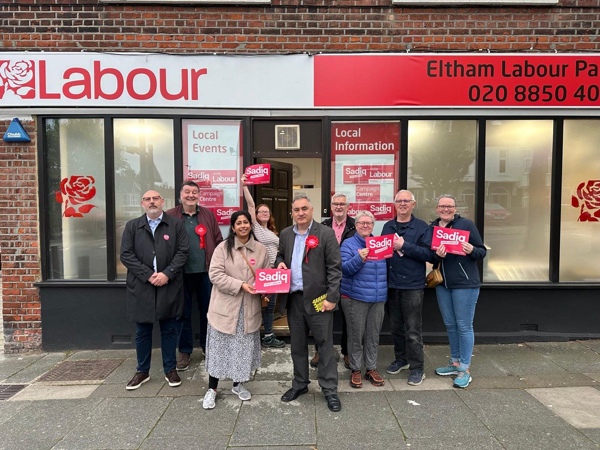 Last stop today at Eltham with @CliveEfford & the Eltham team. A big thank you to the volunteers who helped me today to help Labour 👏👏👏 Results of our efforts will be seen Saturday afternoon & evening. If you haven't voted yet, still 1 hour to use all 3 votes for Labour.