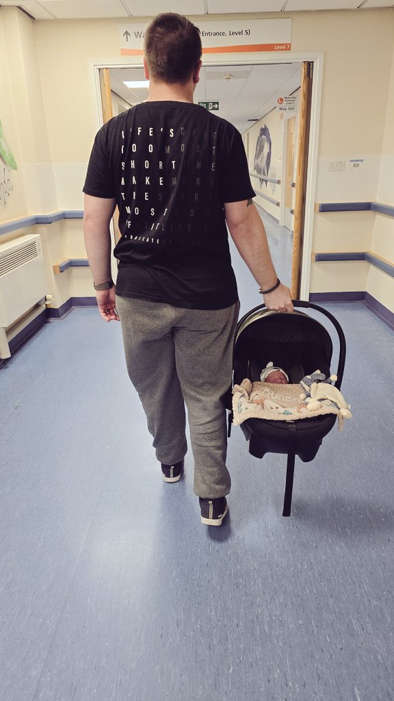 Had to rep the @Syndicate Merch whilst u brought my own Little Man home @SyndicateOG  #newborn