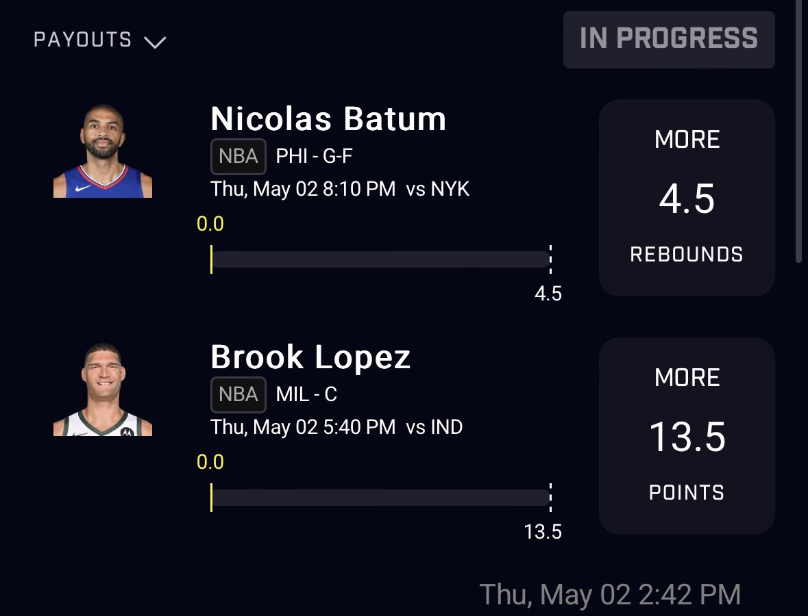 NBA PRIZEPICKS POTD🆓🍀

Let’s cash out today🤟🏽🔥

BOL if tailing✅❤️‍🔥

#NBAX Prop Record: (313-126) (71%)

#PrizePicks #gamblingX #PrizePick #PrizePicksNBA #NBAPicks
#prizepickslocks #prizepicklocks 
#NBAX        #NBATwitter #PrizePicksCCB #NBA        #NBAparlay #NBAPicks…