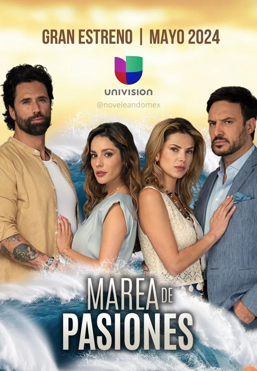 No te pierdas en 👉 #Mayo
Con #MatiasNovoa @OkairyGiner
#MargaritaMuñoz @alexdelamadrid
La llegada de #MareaDePasiones
Por @Univision #Univision 2024