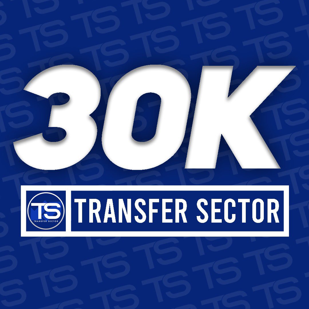 30K Followers! Thank you all for the support. The Summer transfer window is nearly upon us, for all your latest breaking transfer news make sure you have tweet notifications turned on. 🔵🙏🏻