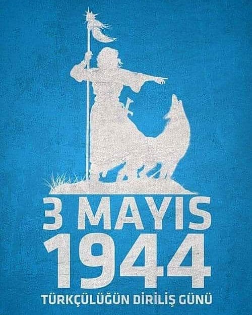 3 MAYIS TÜRKÇÜLER GÜNÜMÜZ KUTLU OLSUN. 

#3MayısTürkçülerGünü